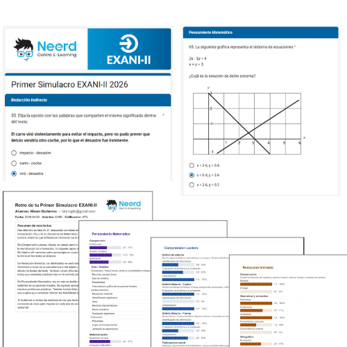 SIMULACROS EXANI-II 2026 _ Elaborados con reactivos reales aplicados por CENEVAL